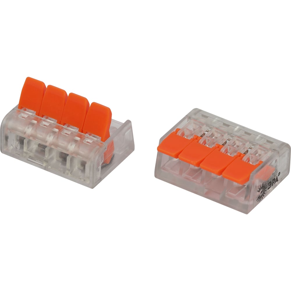 Изображение товара Клемма универсальная ЭРА NO225351 4проводная с рычагами компактная