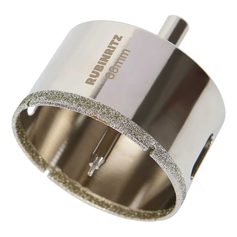 Изображение товара Коронка алмазная по керамике и керамограниту Rubinritz 68 мм для точных отверстий