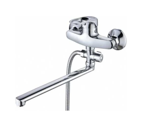 Изображение товара Смеситель для ванны ALOUTE онорычажный, картридж 40 мм, излив 35 см, хром A3123