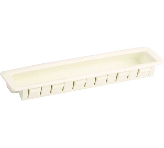 Изображение товара Ручка пластиковая Алтервиа для встраиваемого монтажа, белая Арт. A30111.00078