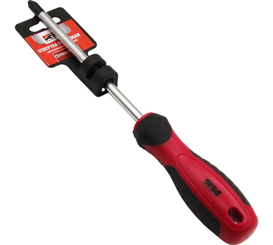 Изображение товара Крестовая отвертка REDMARK PH3х150 мм с двухкомпонентной рукояткой RM80749