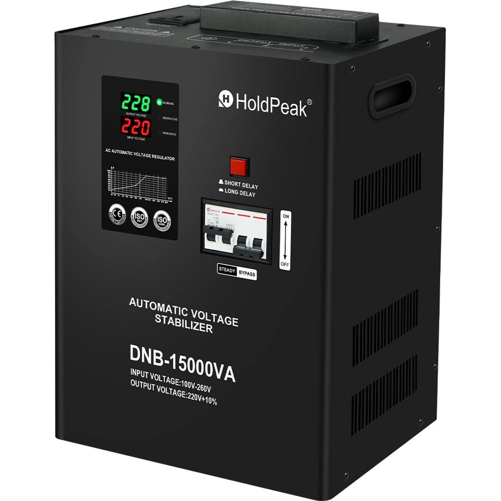 Изображение товара Однофазный стабилизатор напряжения HoldPeak DNB-15KVA