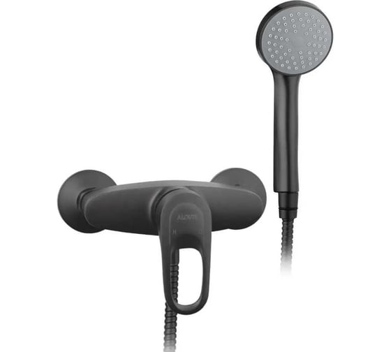 Изображение товара Смеситель для душа ALOUTE матовый графит, крепление на эксцентриках A3104Y