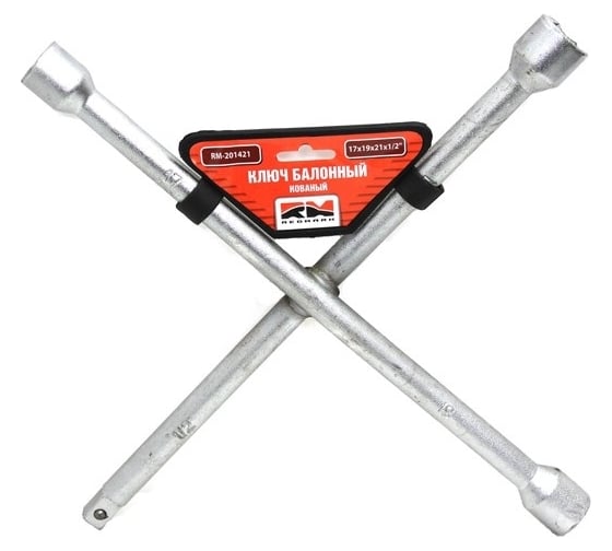 Изображение товара Баллонный ключ REDMARK крестовой 17х19х21х1/2 350 мм RM201421