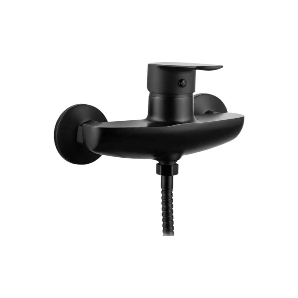 Изображение товара Смеситель для душа ALOUTE матовый черный однорычажный с креплением на эксцентриках