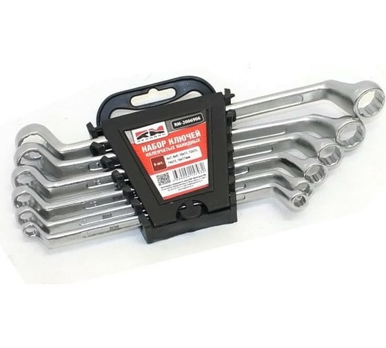 Изображение товара Набор ключей REDMARK накидных 6 шт. 6x7,8X9,10X11,12X13,14X15, 16x17 мм RM2006906