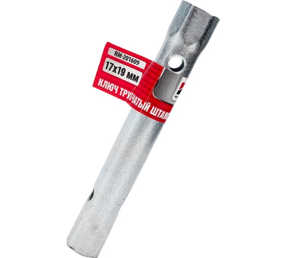 Изображение товара Трубчатый ключ REDMARK штампованный 17х19 мм RM201609