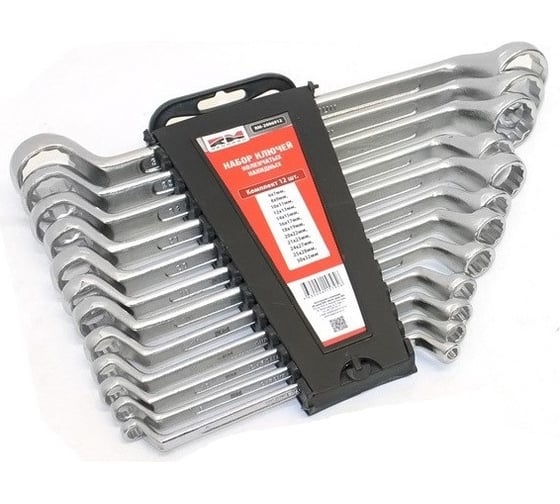 Изображение товара Набор ключей REDMARK накидных 12 шт. 6х7 - 30х32 мм пластик. холдер RM2006912