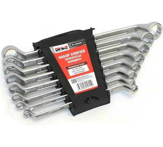Изображение товара Набор ключей REDMARK накидных 8 шт. 6x7,8X9,10X11,12X13,14X15,16X17,18X19,20x22 мм RM2006908