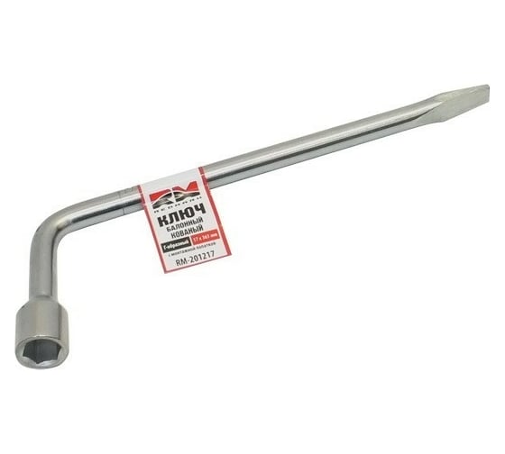 Изображение товара Баллонный ключ REDMARK кованый Г-образный 21 мм с монтажной лопаткой RM201221