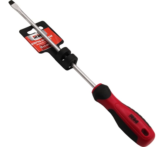 Изображение товара Шлицевая отвертка REDMARK 6,5х200 мм с двухкомпонентной рукояткой RM80719