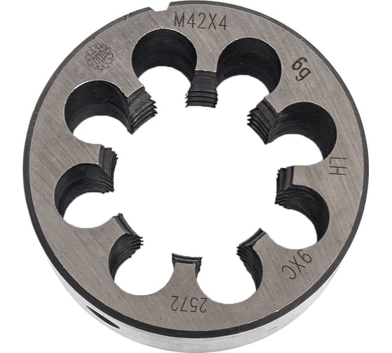 Изображение товара Плашка ООО "ТМТ ГРУПП" М 42 х4, 9ХС, левая, ТМ*