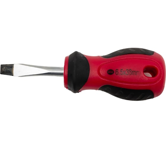 Изображение товара Шлицевая отвертка REDMARK 6,5х38 мм с двухкомпонентной рукояткой RM80716