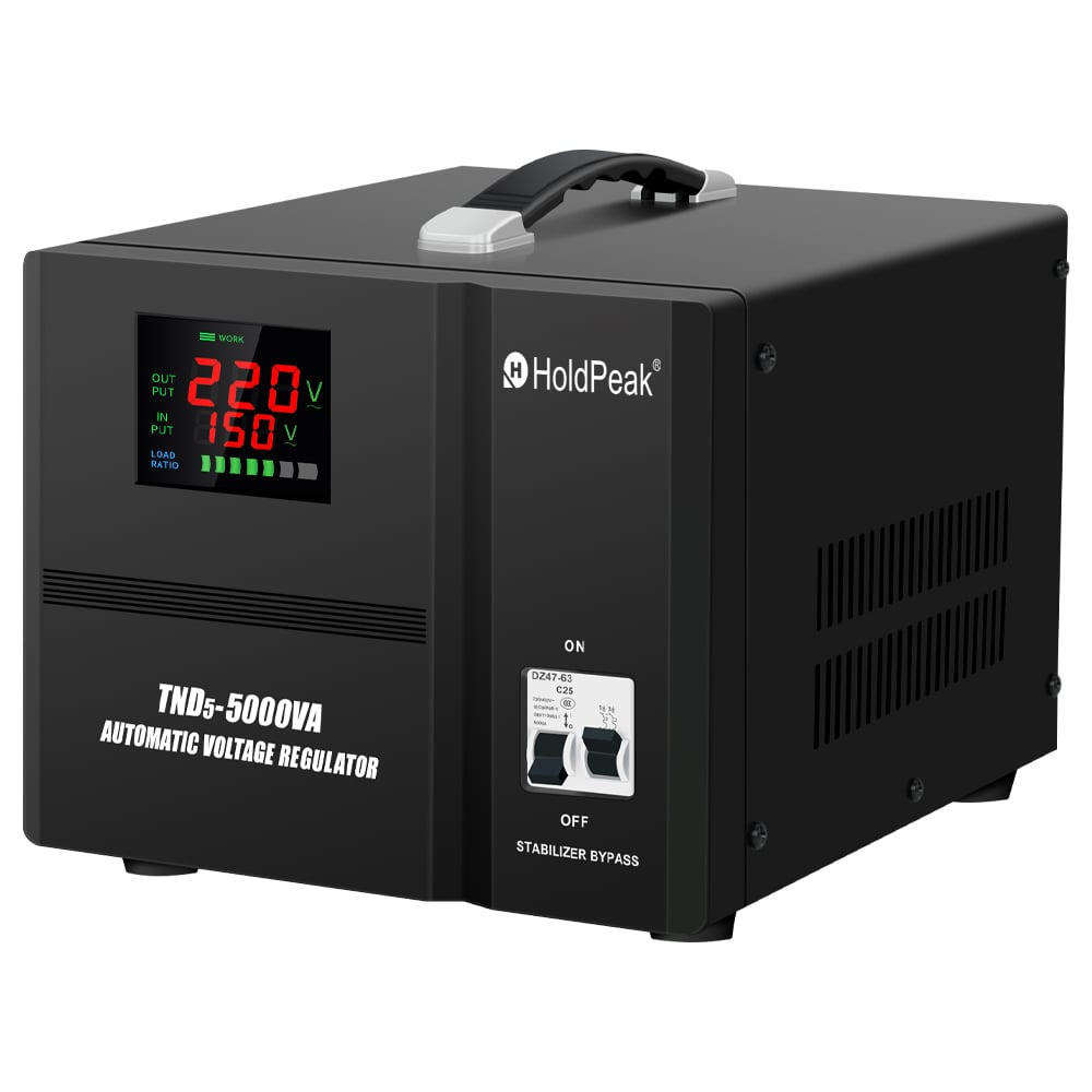 Изображение товара Стабилизатор напряжения HoldPeak TND5-5KVA 4 кВт однофазный