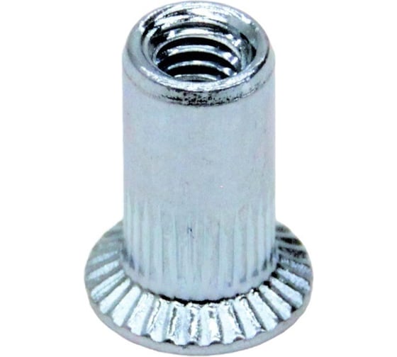 Изображение товара Заклепка гаечная KLAUE цилиндрическая с насечкой, сталь, М12, потайной борт  KSM12-A-C (100 шт) УТ000024558