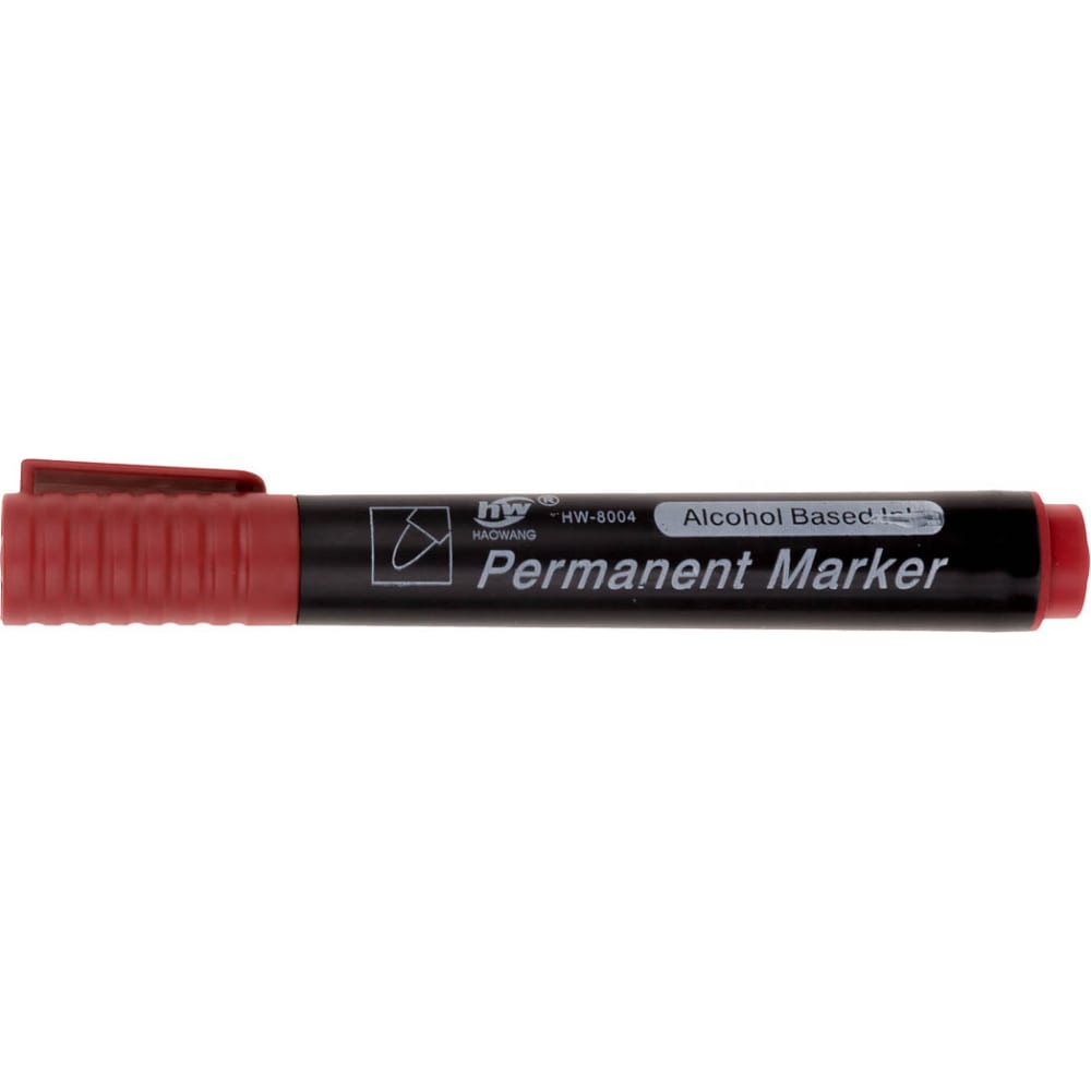 маркер перманентный пулевидный 3 мм красный officespace 8004а 265704 Перманентный маркер SAMGRUPP