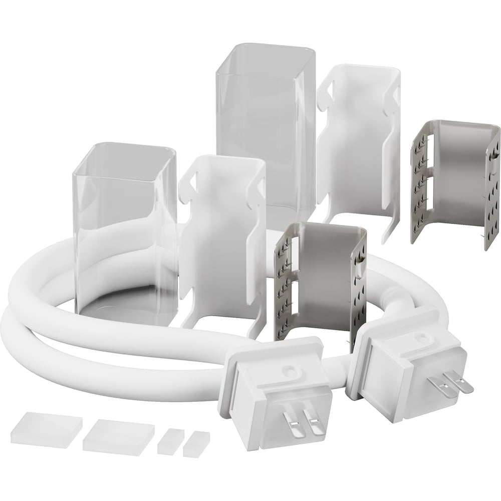 Изображение товара Двусторонний коннектор питания MAYTONI с проводом (30 см) для гибкого неона 17x12 мм 432013