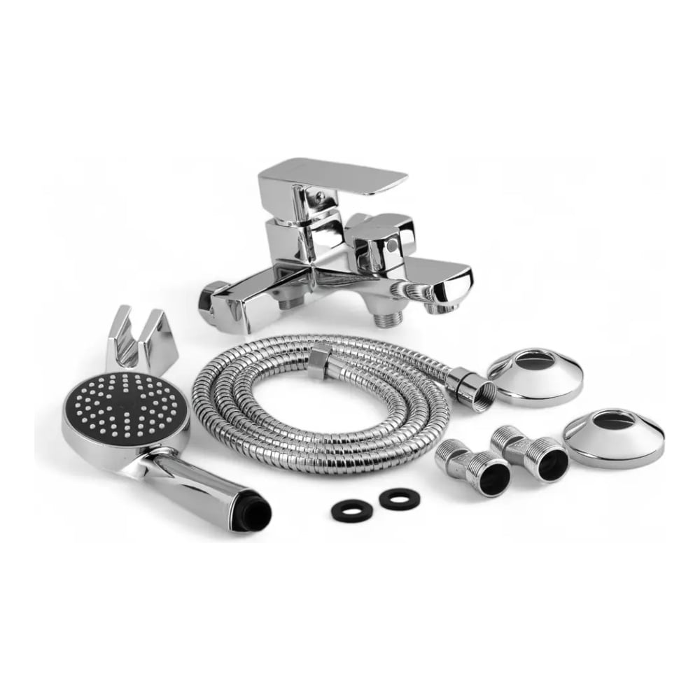 Изображение товара Однорычажный смеситель для ванны и душа ALOUTE, хром, монолитный излив 120 мм