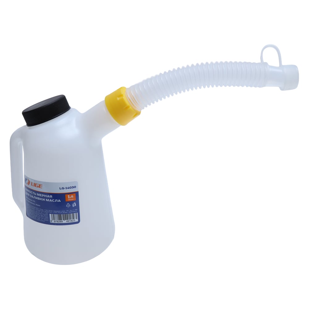 Изображение товара Мерная пластиковая емкость для заливки масла 1л LIGE модель LG-14030