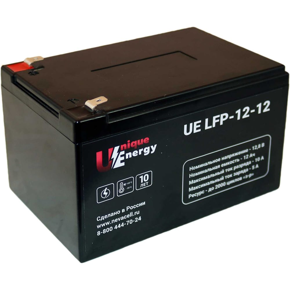 Изображение товара Аккумулятор Unique Energy LFP-12-12 12 А*ч 12.8 В LiFePO4