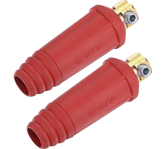 Изображение товара Кабельная розетка Энаргит цвет красный 50-70мм (2 шт), класс А, КР50-70-2-A-R