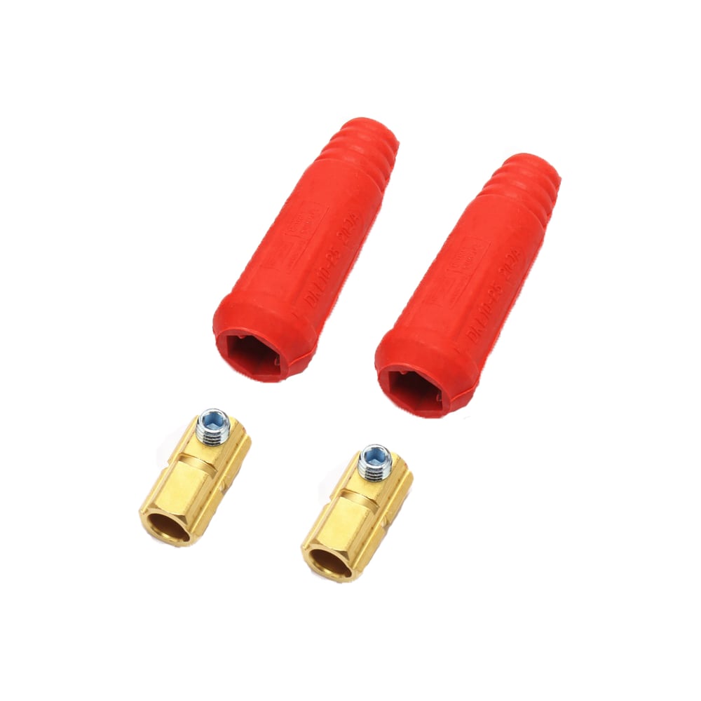 Изображение товара Кабельная розетка Энаргит КР10-25-2-A-R 2 шт для сечения 10-25 мм² красная