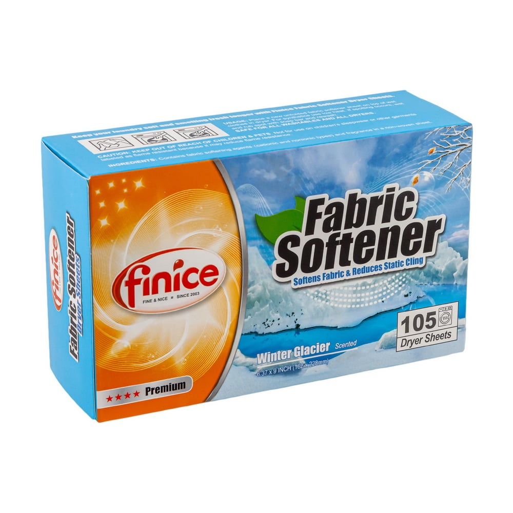 Изображение товара Кондиционер для белья листовой ALMIN 105 шт для машинной стирки зимний ледник БХ-802105