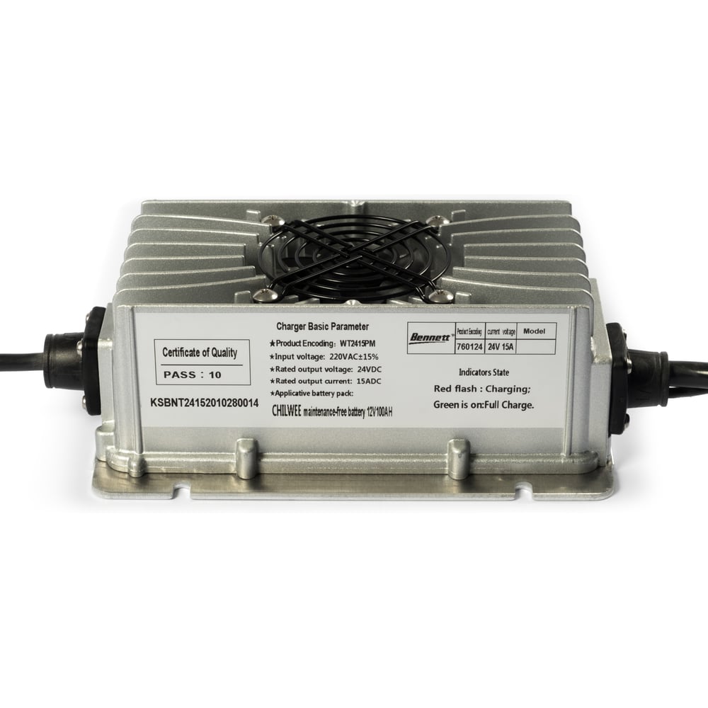 Изображение товара Зарядное устройство Bennett 24V 15A S510b-24-15 для аккумуляторов