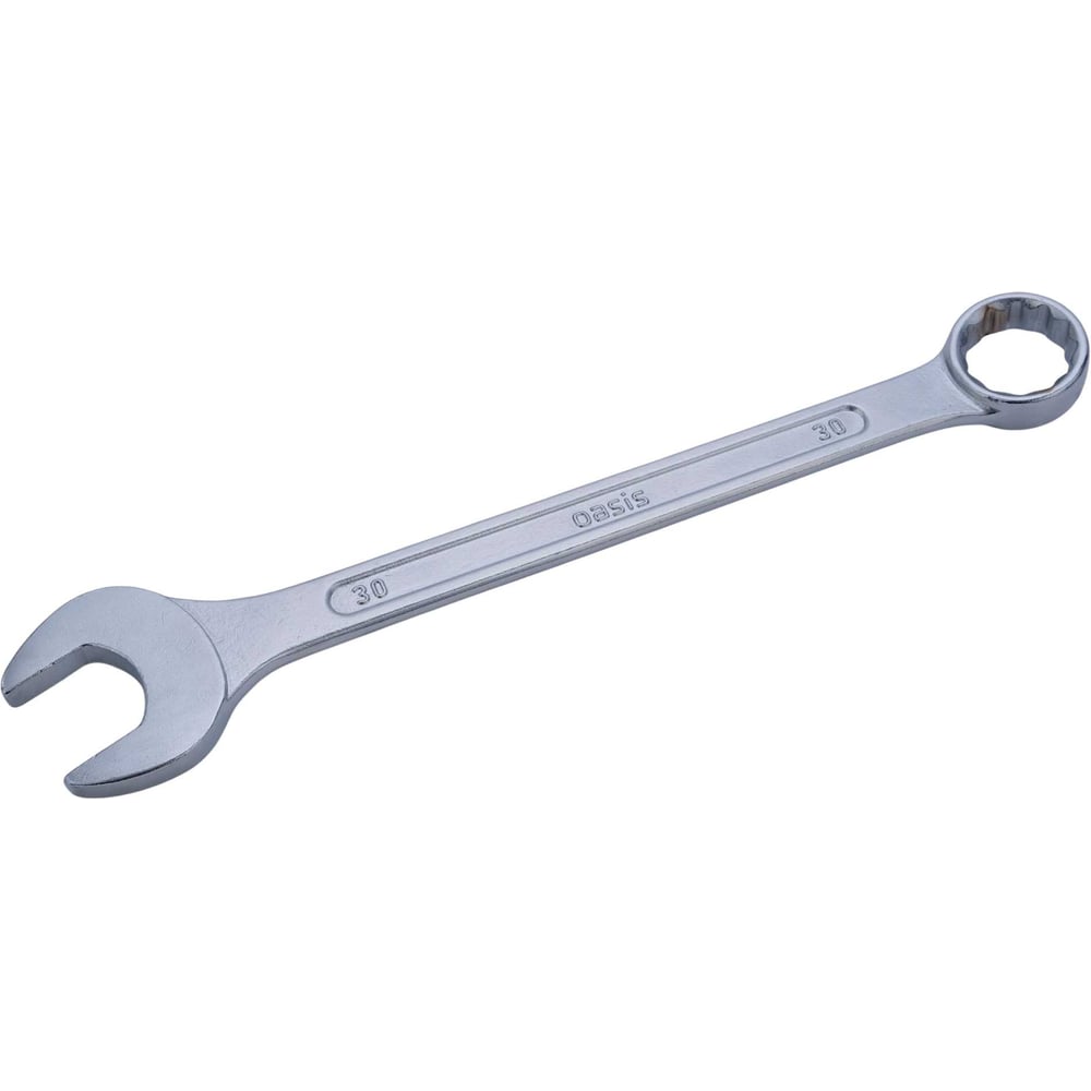Изображение товара Гаечный ключ комбинированный OASIS 30 мм, матовый хром