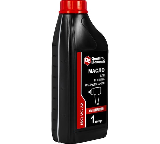 Изображение товара Масло QUATTRO ELEMENTI для пневмооборудования лубрикаторное КМ Пневмо 1.0 л, канистра 925-150