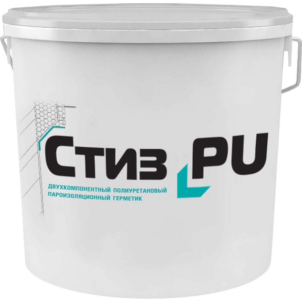 Изображение товара Двухкомпонентный полиуретановый пароизоляционный герметик СТИЗ PU 6,6 кг СТО 151-37547621-2020 для монтажа окон RM000006479
