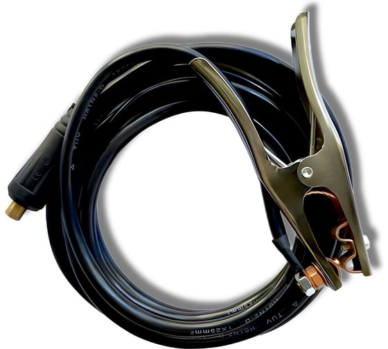 Изображение товара Кабель сварочный с соединительным зажимом SINICA WGC25500 100160