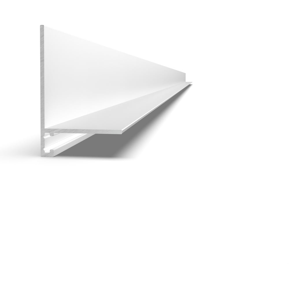 Изображение товара Микроплинтус напольный ДИАЛ 20мм белый мат для скрытого монтажа