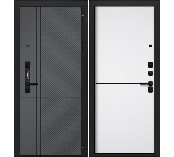 Изображение товара Дверь металлическая DIVA Lambo 3, 960, правая УТ-00084371