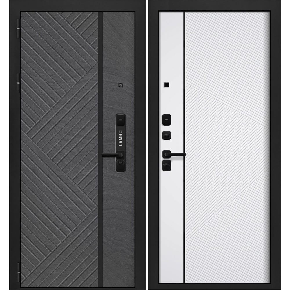 Изображение товара Металлическая дверь DIVA Lambo 4 960 с шумо- и теплоизоляцией, левое открывание