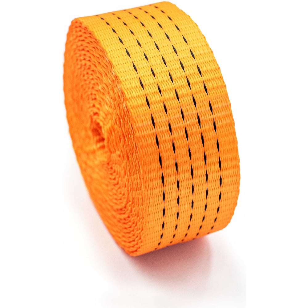 Изображение товара Лента полиэстеровая ЖЕЛДОРУСЛУГИ 50 мм 20 м оранжевая 055020-О