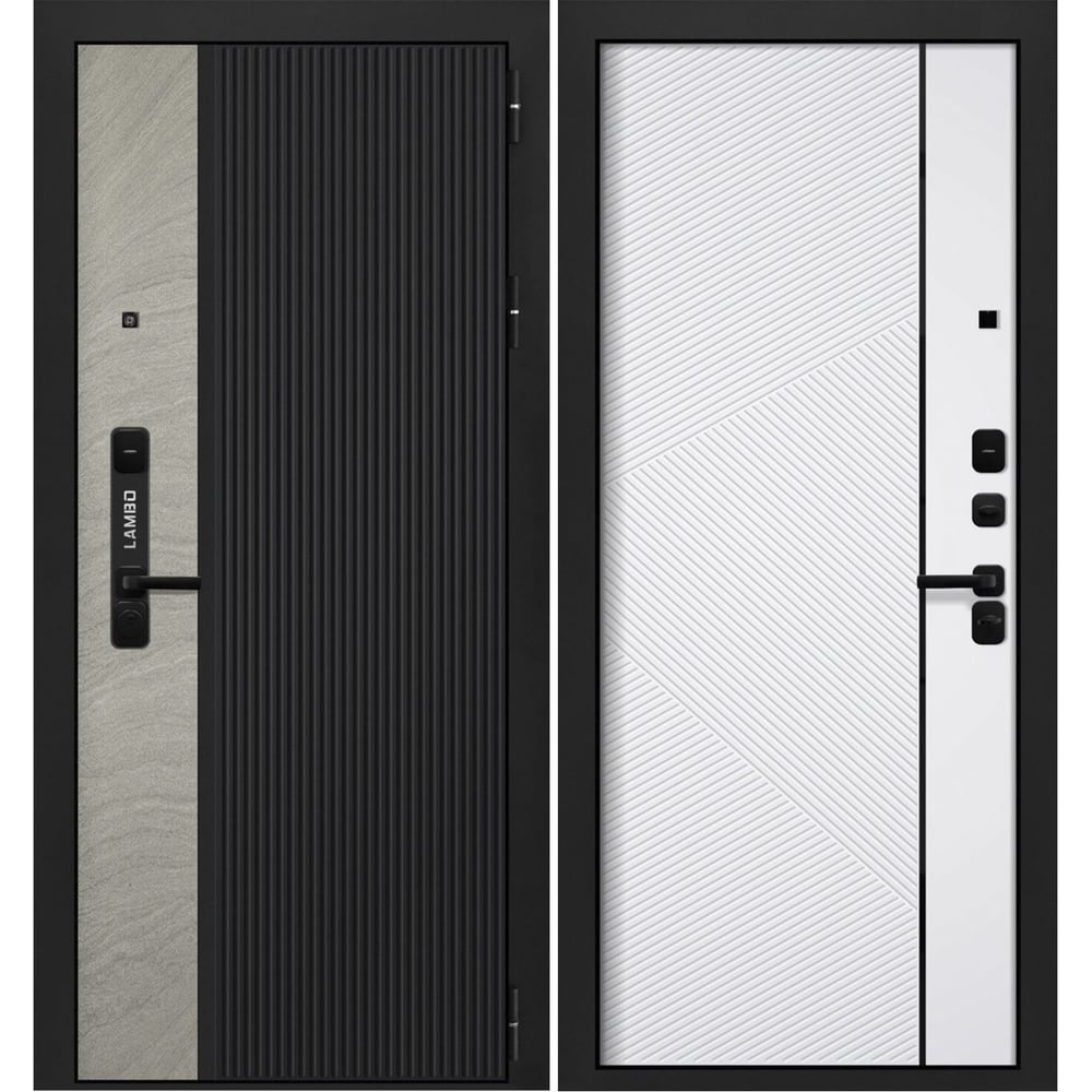 Изображение товара Металлическая дверь DIVA Lambo 2 960 для квартиры с шумоизоляцией и броненакладкой