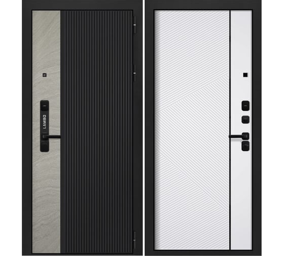 Изображение товара Дверь металлическая DIVA Lambo 2 960 Правая УТ-00084367
