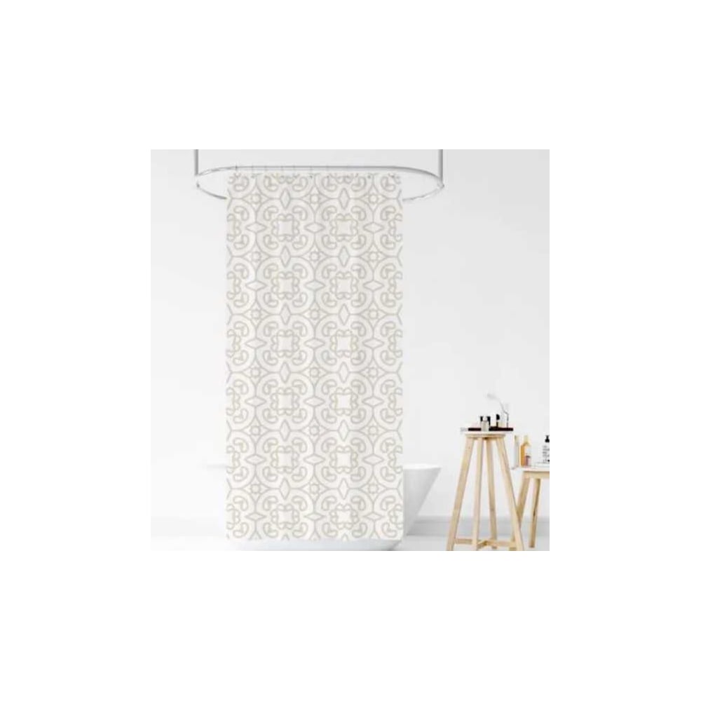 Изображение товара Штора для ванной Селфи Веранн полиэстер 200x200 см с геометрическим рисунком