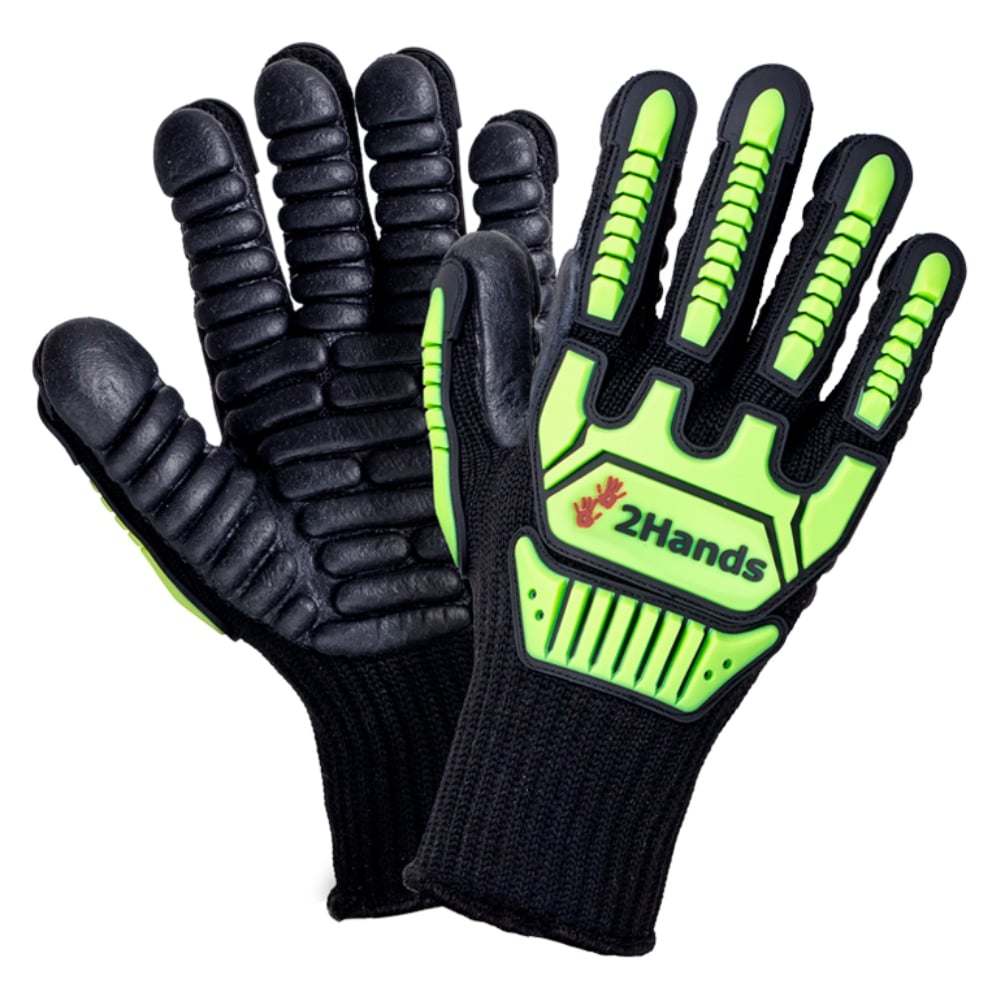 Изображение товара Перчатки 2Hands 5301-11 защитные латексные антивибрационные универсальные