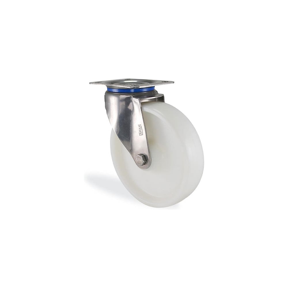 Изображение товара Поворотная колесная опора с тормозом из нержавеющей стали 150 мм KAMA