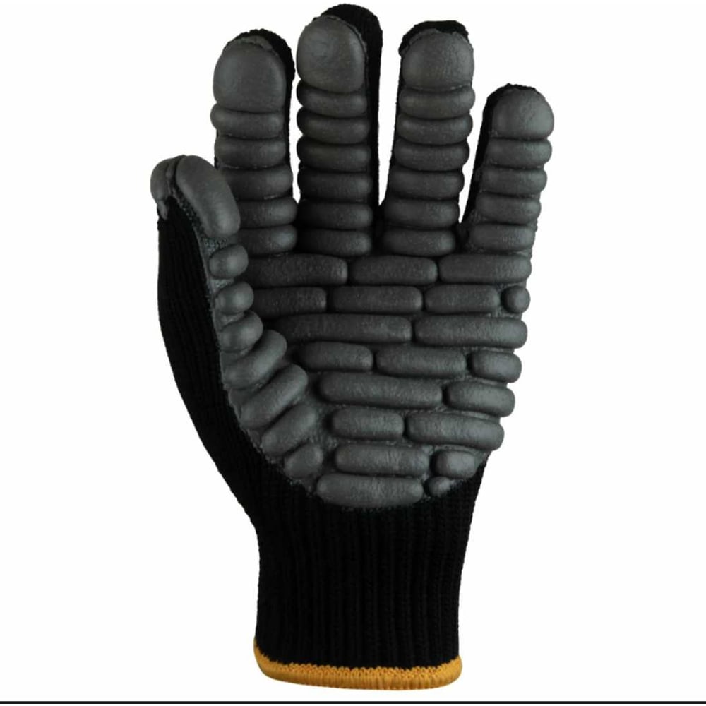 Изображение товара Перчатки виброзащитные ЗТ 7550, размер 10, всесезонные, черные