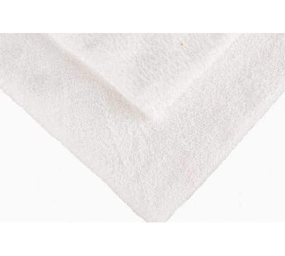 Изображение товара Ветошь Ивата из микрофибры, белая, 70х80 см, новая, брикет 10 кг 4687207092593