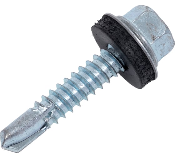 Изображение товара Саморез Госкреп КРС белый цинк 6,3х32 (60 шт) (тк=16) 9990121520