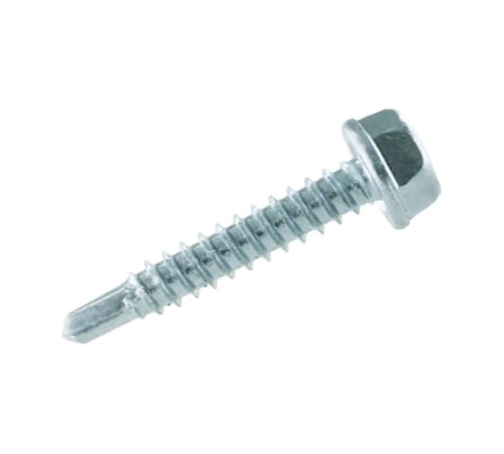 Изображение товара Саморез Госкреп КРС белый цинк DIN7504K 4,8х64 (40 шт.) (тк=16) 14-0022167