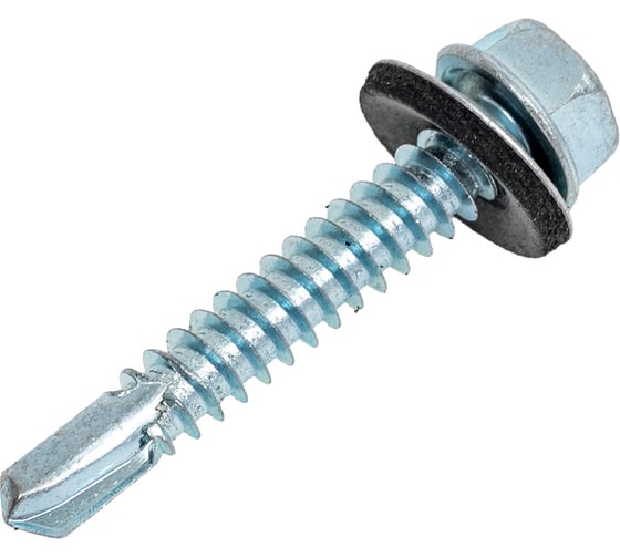 Изображение товара Саморез Госкреп КРС белый цинк 6,3х38 (50 шт) (тк=16) 9990121521