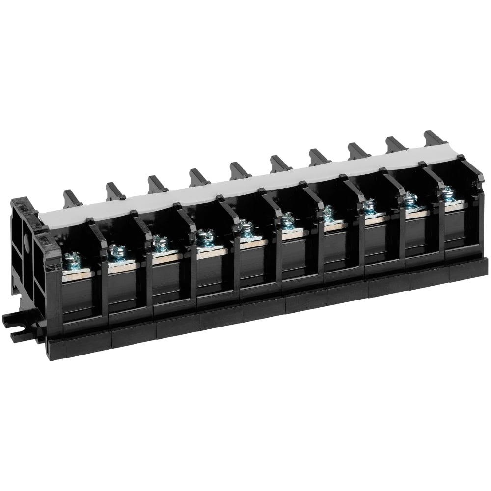 Изображение товара Блок зажимов TDM ELECTRIC БЗН 60А для DIN-рейки, 10 пар контактов