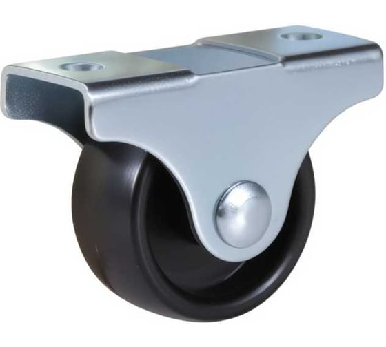 Изображение товара Колесо неповоротное Brante 30 мм, чёрный пластик, комплект 4 колеса 658978