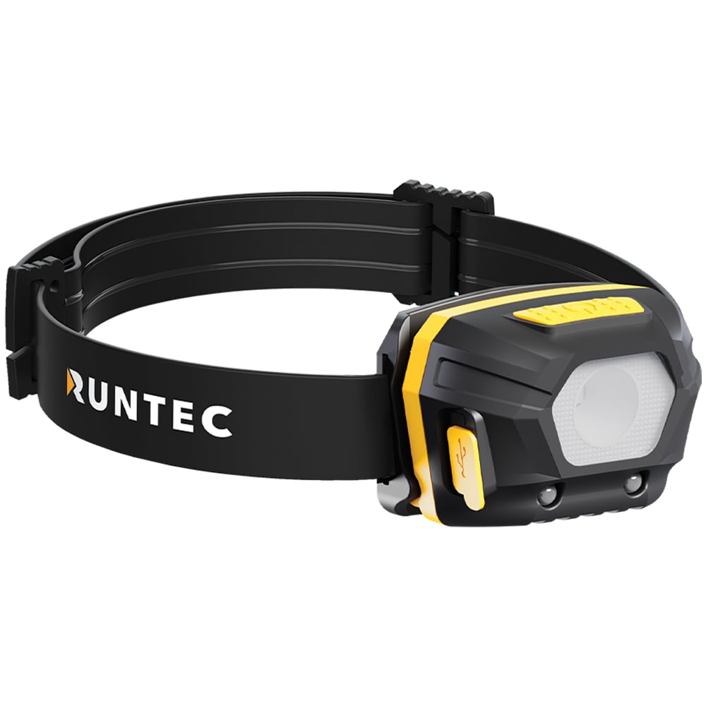 Изображение товара Налобный аккумуляторный фонарь Runtec RT-HLR200 260 люмен 55 м IP43 для профессионалов