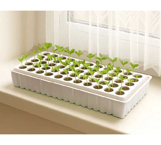 Изображение товара Кассета для рассады GARDEN SHOW 60 пробок, с поддоном, 1/18 266737